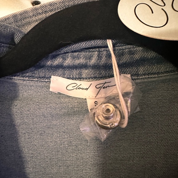 Women's Fringe Denim Mini Dress.NWT - Picture 5 of 5